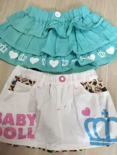 BABY DOLL スカート　2枚セット