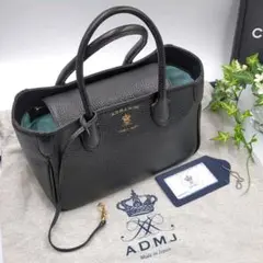 A.D.M.J. 新品！タグ付き、人気のブラック！レザー ハンドバッグ 2025年最新】admj バッグの人気アイテム - メルカリ