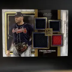 フレディフリーマン topps レリックカード ドジャース　アトランタ 25シリ