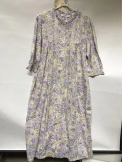 メル62145様専用　ネグリジェMサイズ　紫花柄　コットン
