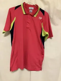 YONEX ポロシャツ ピンク ストライプ Lサイズ - メルカリ