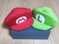 USJ公式　マリオとルイージ　帽子セット