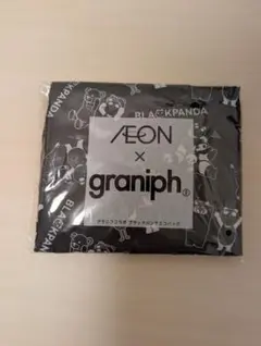 イオンブラックフライデー限定イオン×グラニフコラボブラックパンダエコバッグ