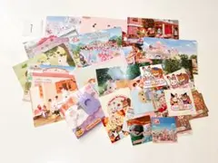 ① シルバニアファミリー 赤ちゃん衣装 ポストカード ステッカーセット