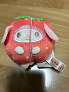 My Melody いちご マスコット ぬいぐるみ - メルカリ