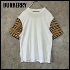 バーバリー チェック柄 ロゴTシャツ - メルカリ