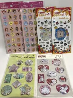Seria たまごっちキラキラシール　ディズニー　ウォーターシール　6セット