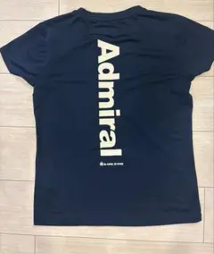 ウィンザー別注数量限定⭐︎Admiral ネイビーバックロゴTシャツ　2024SS