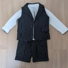 ストライプ フォーマルセットアップ 100cm