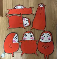保育教材 だるまさんシリーズ 手作り ペープサート 6点セット