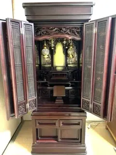 まごころ堂 上置き仏壇 唐木 ダルマ 桜色 6260 - メルカリ