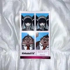 ダンガンロンパ セレス 山田一二三 ダイソー 証明写真風ステッカー