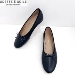 ODETTE E ODILE ウェーブラインバックベルト パンプス ブラック - メルカリ