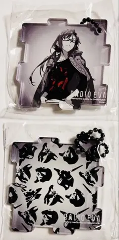 RADIO EVA アクリルキーホルダー 2個セット エヴァンゲリオン マリ