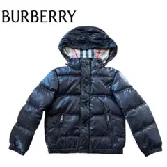 Burberry ノバチェック柄裏地 ダウンジャケット フード付き キッズ