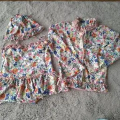 TOCCA ラッシュガードセット 110 フラワープリント