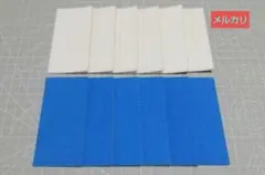 ミニ四駆ブレーキスポンジ【白2mm×6枚】【青2mm×6枚】合計12枚セット ①