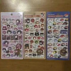 【正規品】ボンボンドロップシール　正規品　和柄　3種類 寿司　縁起物　舞妓