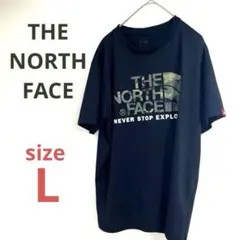 THE NORTH FACE カモフラージュTシャツ ブラック