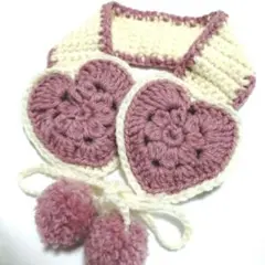 ハート型イヤーマフラー