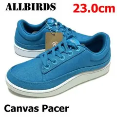 <新品>23㎝　オールバーズ　ウィメンズ　キャンバス ペイサー　ブルー