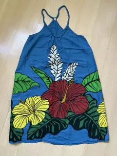 Sale❣️未使用品【Kahiko ビッグ ハイビスカス】ワンピース♡のサムネイル