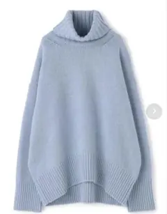 【美品】GALERIE VIE ファインウール　タートルネックニットS