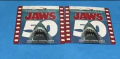 usjジョーズ　50周年記念シール2枚セット　USJユニバーサル限定品