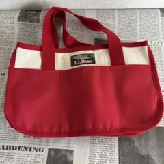 L.L.Bean トートバッグ レッド 収納力抜群 9ポケット - メルカリ