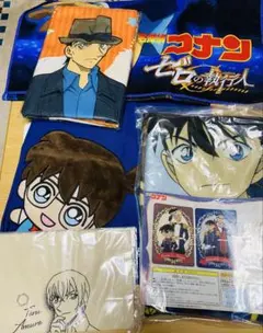 名探偵コナン　ブランケット　バスタオル　バッグなどの6点セット