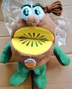 未使用 Zespri ゼスプリ キウイブラザーズ ぬいぐるみ ポーチ