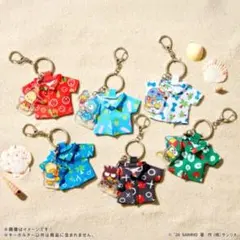サンリオ はぴだんぶい アロハシャツ キーホルダー【バッドばつ丸】のサムネイル