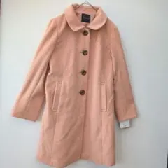タグ付き STACY ロングコート 13AR XL ピンク 大きいサイズのサムネイル