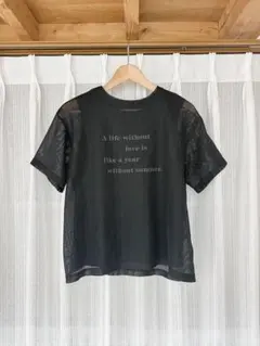 ATELIER SIX メッシュプルオーバー×ノースリーブ セット ブラックのサムネイル
