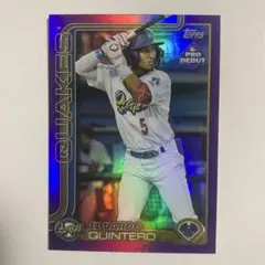topps EDUARDO QUINTERO 127/299