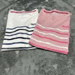 OUTDOOR PRODUCTS アウトドア半袖Tシャツ 2色セット