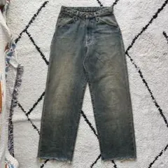 70s~80s Wrangler washed curve baggydenim