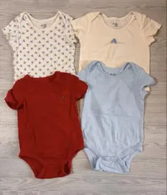 説明必読！Babygap ロンパース4点 70サイズ 80サイズ　春夏　ベビー服