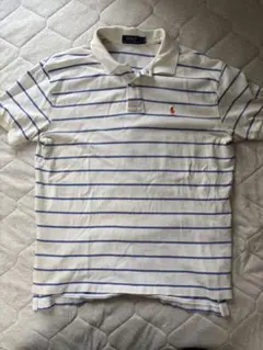 Polo Ralph Lauren ポロシャツ L ブルーストライプ ボーダー