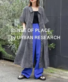 SENSE OF PLACE 半袖ロングシャツワンピース アーバンリサーチ