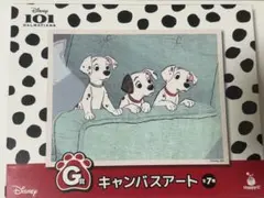 Happyくじ ハッピーくじ Disney 101匹わんちゃん キャンバスアート