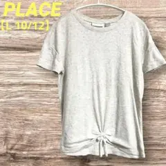 古着　PLACE　Tシャツ 【L　10/12】　ライトグレー　リブ