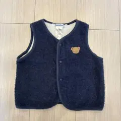 familiar ベビーベスト 80cm ネイビー