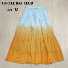 ◆ TURTLE BAY CLUB タイダイ染め ティアード フレア スカート
