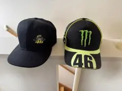 VR46 Monster Energy キャップ 2点セット