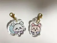 シーサーのおみやげやさん ミニアクリルチャーム モモンガ 古本屋 カニ　沖縄