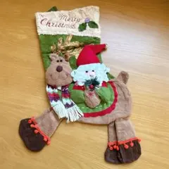 未使用❣️クリスマス 飾り 靴下 ソックス オーナメント 大きい プレゼント袋