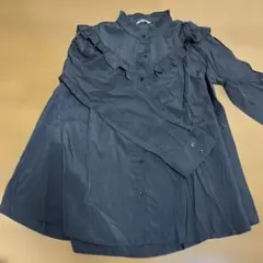 Te chichi グレー 長袖ブラウス フリーサイズ