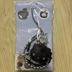 キティ　ミラー付きビーズストラップ