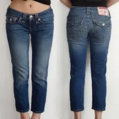 ❤TRUE RELIGION 正規品 USA製 ローライズ 極太スティッチ 24のサムネイル